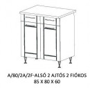 Alíz alsó konyha elem A/80/2A/2F