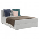 FERATA KOMFORT - Boxspring típusú ágy 140x200, világosszürke
