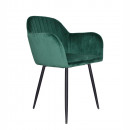 Velvet anyag, ZIRKON - Dizájnos fotel, smarag