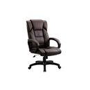 SIEMO NEW irodai szék barna textilbőrrel és műanyag vázzal