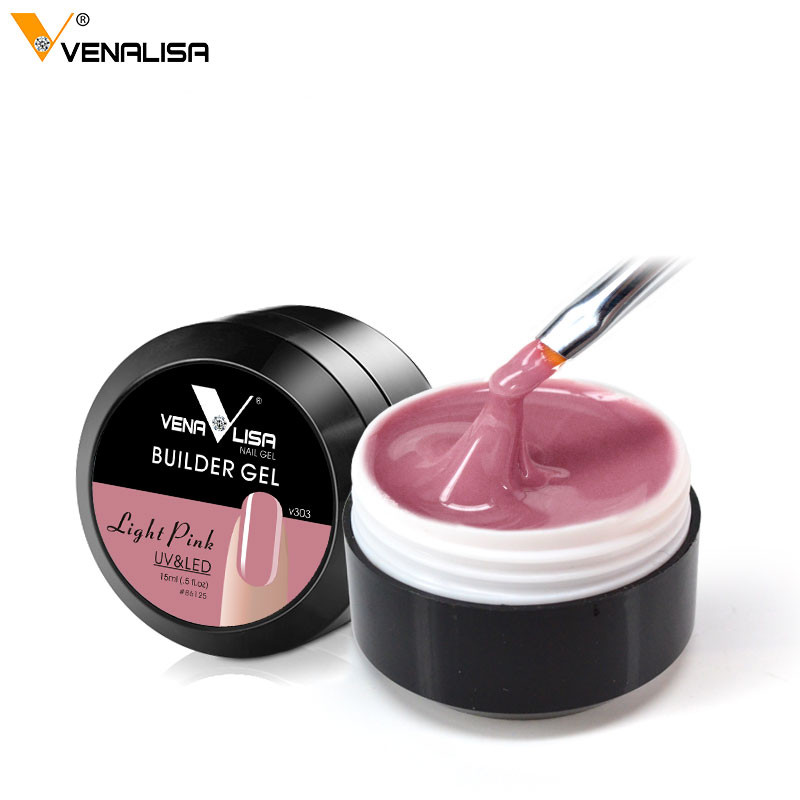 Builder Gel VENALISA 15 ML Gel de construcție Light Pink v303