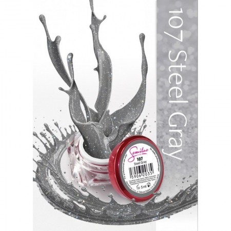 Gel color Semilac 107 Steel Gray