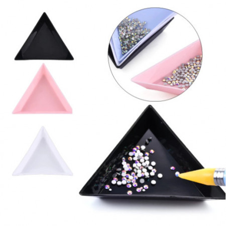 Tavita pentru nail art Mini Triangle Pink
