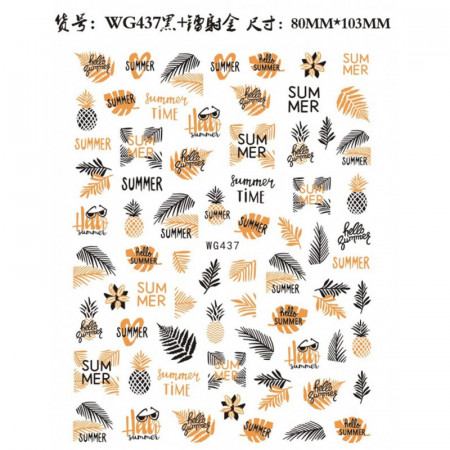  STICKER UNGHII - WG437 