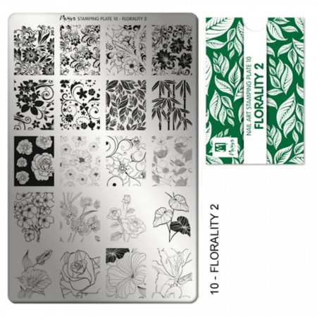 Matrita pentru stampila Moyra, 010, Florality Two