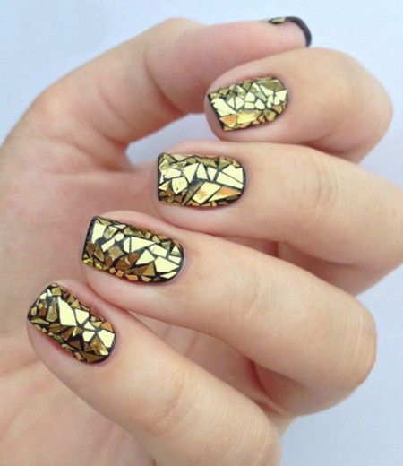 Paiete Glass Effect gold #1