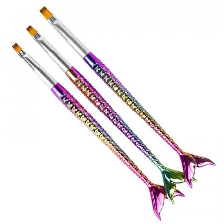 Set 3 pensule gel Mermaid