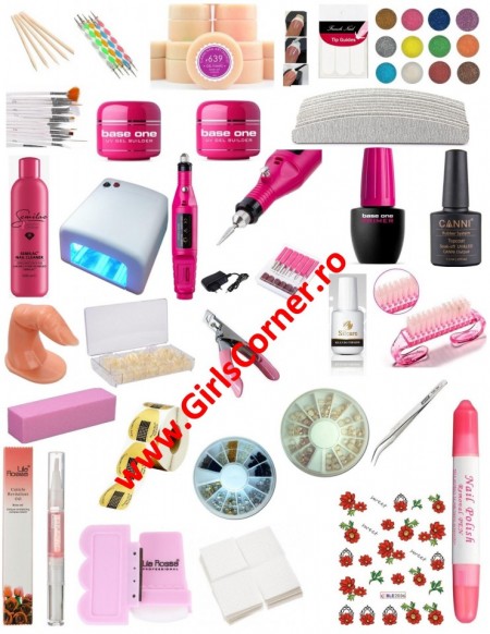 KIT PENTRU UNGHII CU GEL # 1