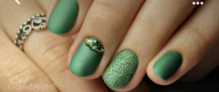Sclipici fin verde #4