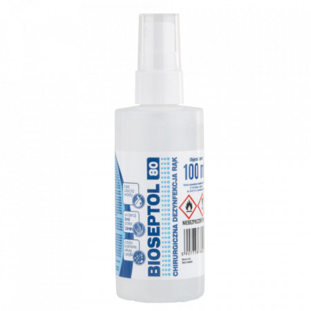 Dezinfectant de maini igienic Bioseptol 80 - 100 ml 