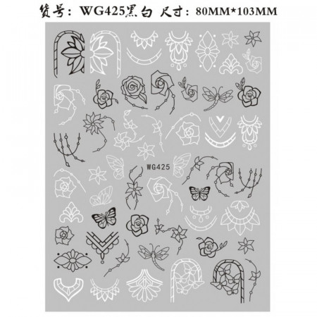  STICKER UNGHII - WG425 