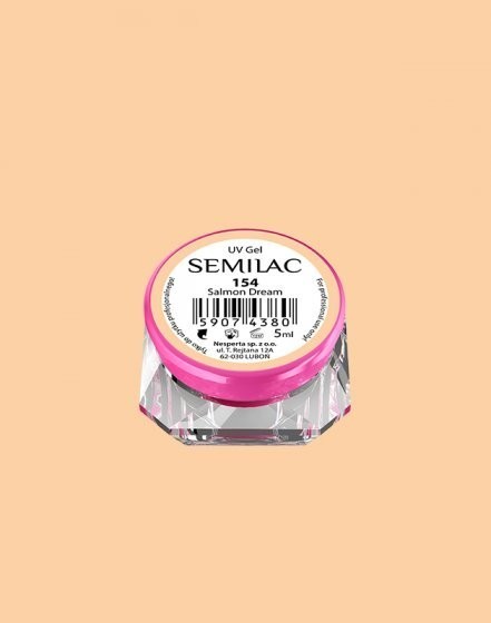 Gel color Semilac 154 Salmon Dream