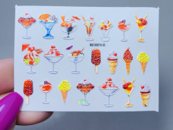 Decor unghii 5D - SUMMER TIME