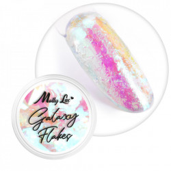 Fulgi pentru unghii MollyLac Galaxy Flakes Nr. 3