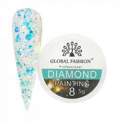 Gel color cu sclipici, Diamond Painting Glitter Gel 5 gr 08