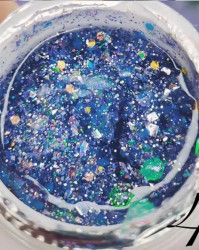 Gel color cu sclipici Luminous Glitter Gel 5 gr 04