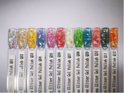 Gel color cu sclipici Luminous Glitter Gel 5 gr 09