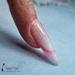 Gel de construcție cu tixotropie MollyLac One Drop Tixology Mild Rose 50 G