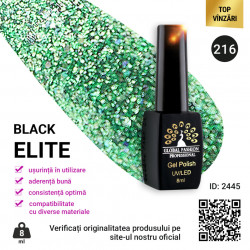 OJA SEMIPERMANENTA BLACK ELITE, GLOBAL FASHION 8 ML, 216