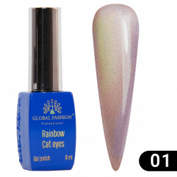 OJA SEMIPERMANENTA RAINBOW LASER CAT EYES 8ML, 01