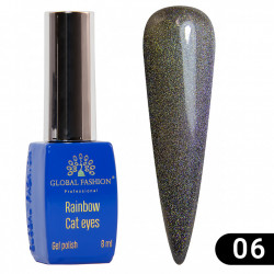 OJA SEMIPERMANENTA RAINBOW LASER CAT EYES 8ML, 06