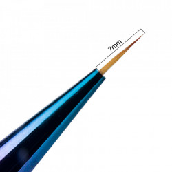 Pensula Liner 2in1 Rainbow MollyLac cu spatula pentru aplicarea polygelului
