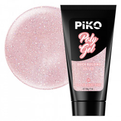 Polygel color Piko, 30 g, 39 Glitter Light Pink