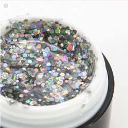 Gel color cu sclipici, Glitter 5 gr 02