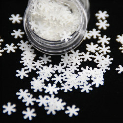 Paiete snowflakes white #1