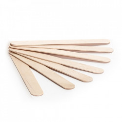 Set 10 spatule mici pentru ceara, lemn