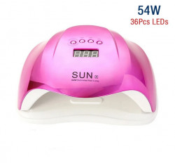LAMPA UNGHII LED 54W Rainbow Sun X pink