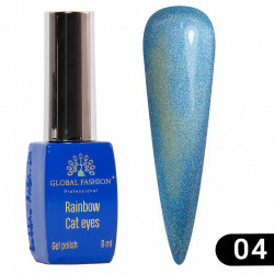 OJA SEMIPERMANENTA RAINBOW LASER CAT EYES 8ML, 04