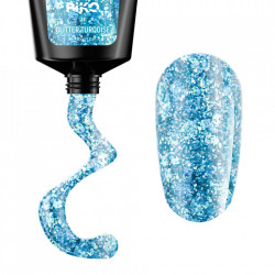 Polygel color, Piko, 30 g, 24 Glitter Turqoise