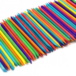 Betisoare de portocal set 100 buc - Multicolor