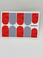 Decor unghii 5D 03 EMBOSS model rusesc