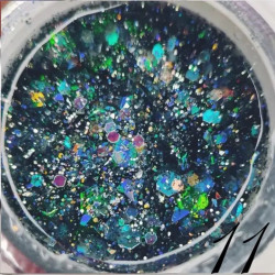 Gel color cu sclipici Luminous Glitter Gel 5 gr 11
