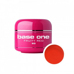 Gel UV color Base One, 5 g, fruitty red 83