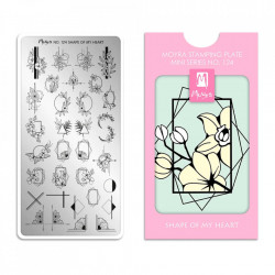 Matrita Pentru Stampila Nr. 124 Shape of My Heart - Moyra