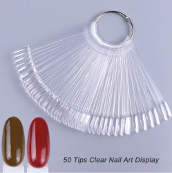 Paletar 50 tipsuri de prezentare Oval Clear