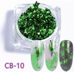 Pigment Flakes CB - 10 Green