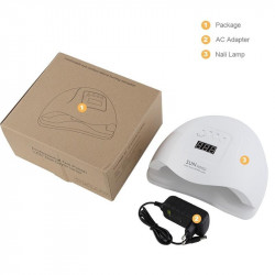 Lampa unghii UV LED SUNx5 80w double light hybrid 