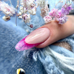 Gel UV Porcelain Sparkle Gel Sticky Edition Laskovska Light Nude MollyLac 15 g 