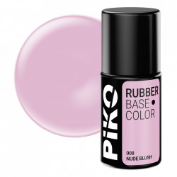 Baza Piko Rubber, Base Color, 7 ml, 008 Nude Blush 7 ml