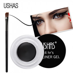 Eyeliner gel Negru + pensulă de aplicare Ushas