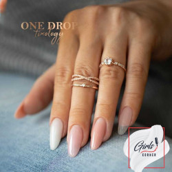 Gel de construcție cu tixotropie MollyLac One Drop Tixology Hot Latte 15 G
