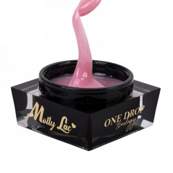 Gel de construcție cu tixotropie MollyLac One Drop Tixology Mild Rose 50 G