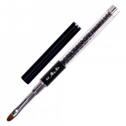 Pensula pentru unghii limba de pisica nr 4 Molly Nails black