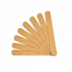 Set 50 spatule mici pentru ceara, lemn