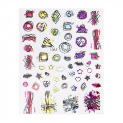 STICKER UNGHII - Rainbow JO 1053