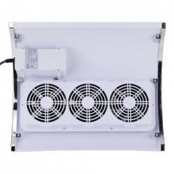 Aspirator alb cu 3 motoare